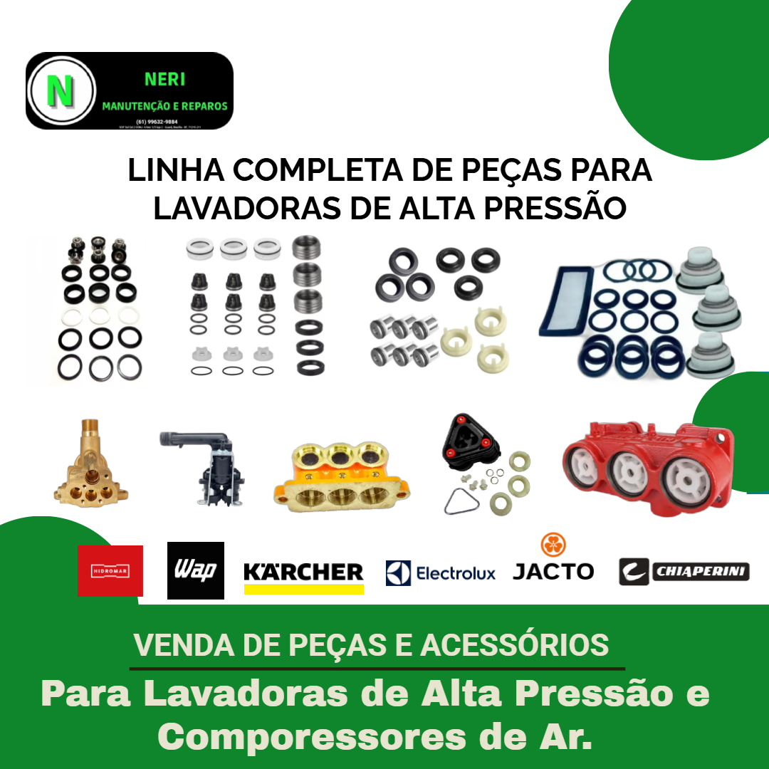 Peças para Lavadoras de Alta Pressão